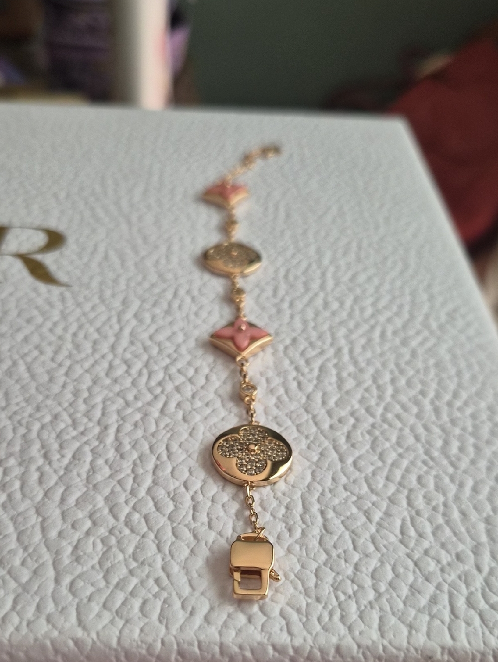 Gold Plated Fashion Clover Bracelet